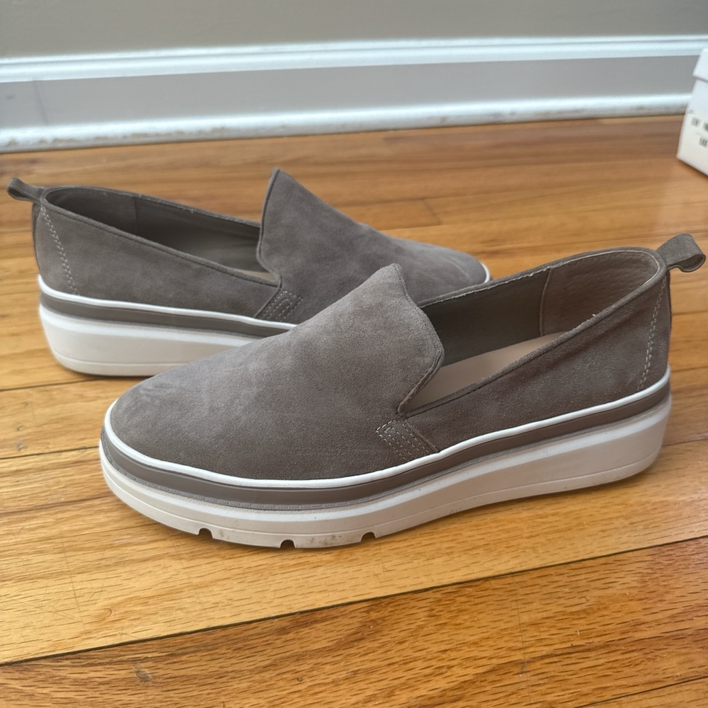 STEVEN New York AYDEN suede slip-on loafers